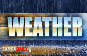 ප. ව. 1න් පසු තැනින් තැන වැසි හෝ ගිගුරුම් සහිත වැසි