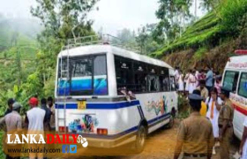 පාසල් බස් රථ අනතුරින් ළමුන් 10කගේ තත්වය බරපතළයි