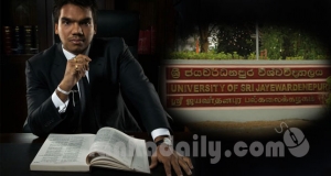 නාමල්, හොර පාරෙන් ගන්න ගිය උපාධියට වැට