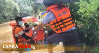 ජල ගැලීම් හමුවේ පීඩිත ජනතාව වෙනූවෙන් ගුවන් හා නාවික හමුදාවෙන් සහාය