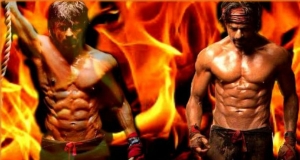 ෂාරුක්ඛාන් eight pack හදාගත්ත හැටි (වීඩියෝ )