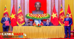 වියට්නාමය සමග අවබෝධතා ගිවිසුම් 5කට අත්සන් තබයි ! මෙරටට මෙට්‍රික් ටොන් 100ක පොහොර සහනාධාරයකුත්