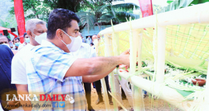 දැදිගම නව පාලමටත් මුල්ගල තැබේ !