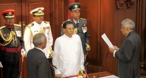 රනිල් වික්‍රමසිංහ මහතා අගමැති ලෙස දිවුරුම්දෙයි