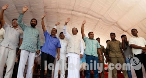 අරලගංවිල මෛත්‍රීගේ ‍රැළියට වෙඩි.!  3 ක් තුවාලයි!!! විමල් වීරවංශ සැකයි !!!