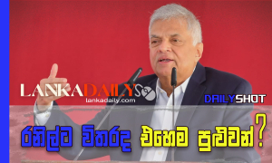 රනිල්ට විතරද එහෙම පුළුවන් ?