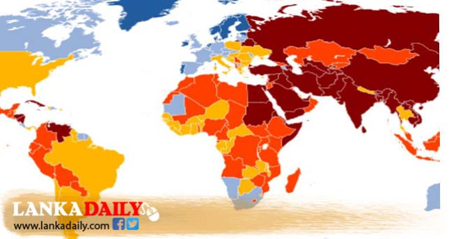 ලෝක මාධ්‍ය නිදහසේ අංක එකේ රට තෝරයි