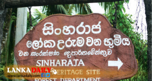 සිංහරාජය ආශ්‍රිතව ජලාශ ඉදි කිරීමෙන් සිංහරාජයට බලපෑම් ! යුනෙස්කෝ අනතුරු අගවයි