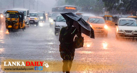 ප්‍රදේශ කිහිපයකට සවස් කාලයේ තද වැසි