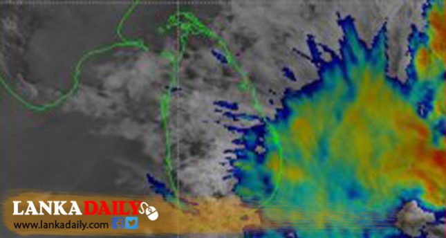 ඉදිරි පැය 36 සදහා බලපැවැත්වෙන පරිදි හදිසි කාලගුණ නිවේදනයක්