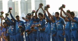 ශී‍්‍ර ලංකාවට ක්‍රිකට් රන් පදක්කමක්