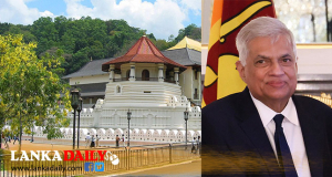 ජනාධිපති දළදා වහන්සේ වැඳපුදා ගෙන මහනුවර නගර සැලැස්ම මහනාහිමිවරුන් වෙත පිළිගන්වයි