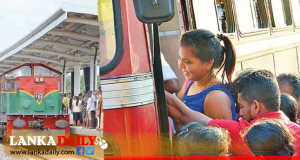 උත්සව සමය සදහා හෙට සිට විශේෂ දුම්රිය සහ බස් සේවාවක්