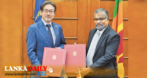 ඇ .ඩො .මිලියන 60ක ගිවිසුමට අත්සන් තැබේ