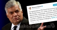 ප්‍රජාතන්ත්‍රවාදයේ ආදර්ශයක් - රනිල්ට කලාපීය නායකයන්ගෙන් සුබ පැතුම් !