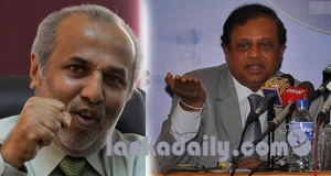 මෛත්‍රීට සහය දුන්නත් ආණ්ඩුව රකිනවා - හකීම්.! සුසිල්, හකීම්ට දෙහි කපයි.