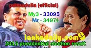 පැල්මඩුල්ල ආසනය නිල ඡන්ද ප්‍රතිඵලය