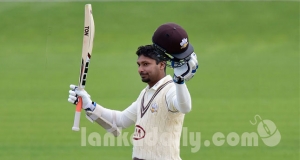සංගා පළමු තරගයෙන්ම ශතකයකට