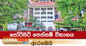 පෝට්සිටි කොමිසම භෞමික අඛණ්ඩතාවට, ජාතික ආරක්‍ෂාවට තර්ජනයක් ! - වැඩිදුර විභාගය අද