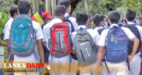 පාසල් පොත් බෑග් ගැන අවධානයට, බරත් අඩුවෙයි