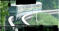 ගෙවල් මැදින් දුවන චීන දුම්රිය