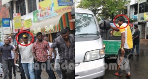 උද්ඝෝෂණ වලට පහරදීමට යෙදවූ ඝෝඨාගේ කුලී මැරයන් දෙදෙනෙකු හඳුනාගැනේ.