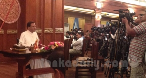 මහින්දට නාමයෝජනා දීපු එකට මම සම්පූර්ණයෙන් විරුද්ධයි  - ජනාධිපති